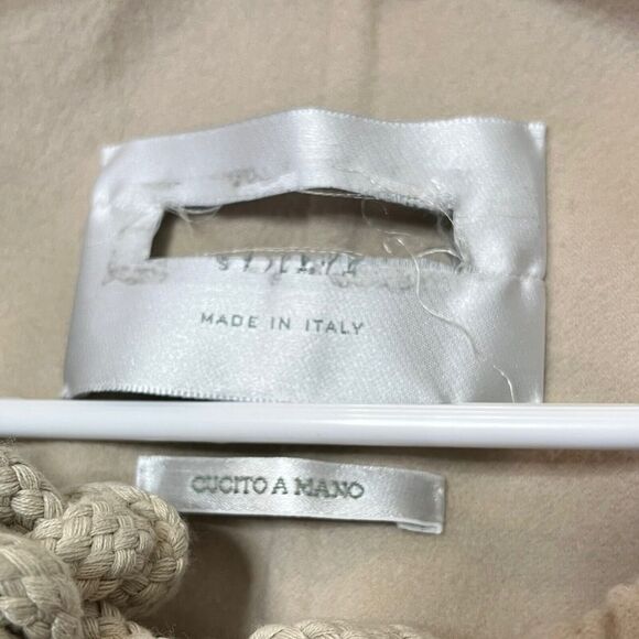 Max Mara Double Breasted Wool Blazer Women’s Size 6 Beige Long Sleeve - Picture 9 of 16